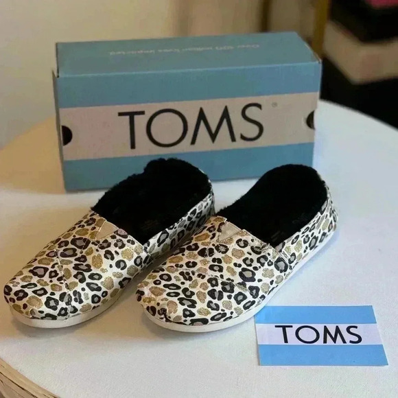 Tom’s Sparkle Cheetah Alpargata - Size 8 - Picture 6 of 14